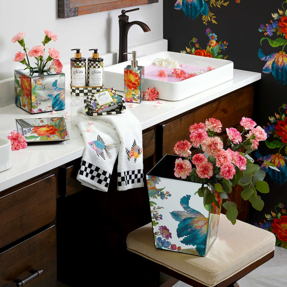 Brand New Mackenzie-Childs Flower Market Reflections Small Tray - Picture 2 of 10